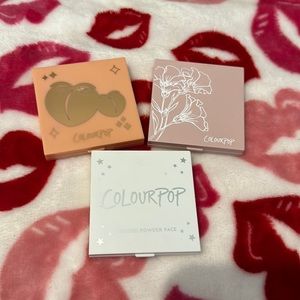 Lot of 3 colourpop blushes